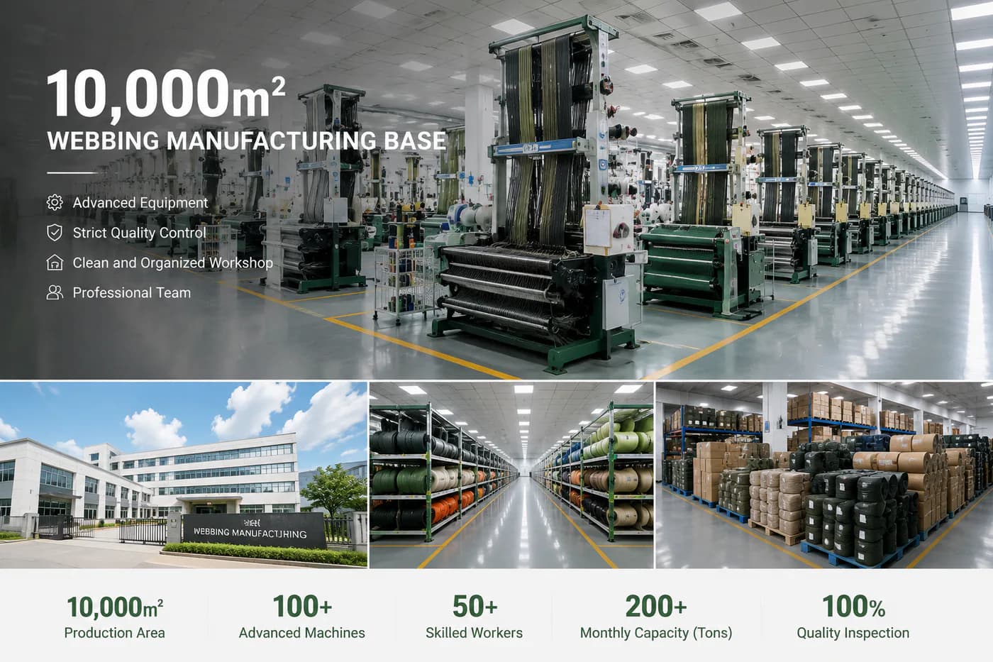 Hengxin webbing manufacturing equipment