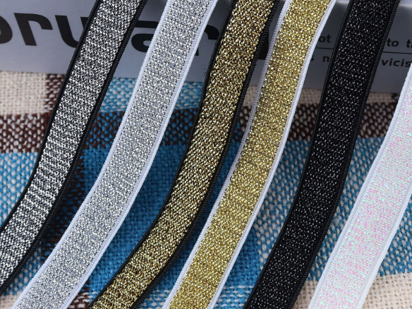 Metallic Elastic Webbing manufactured by Hengxin